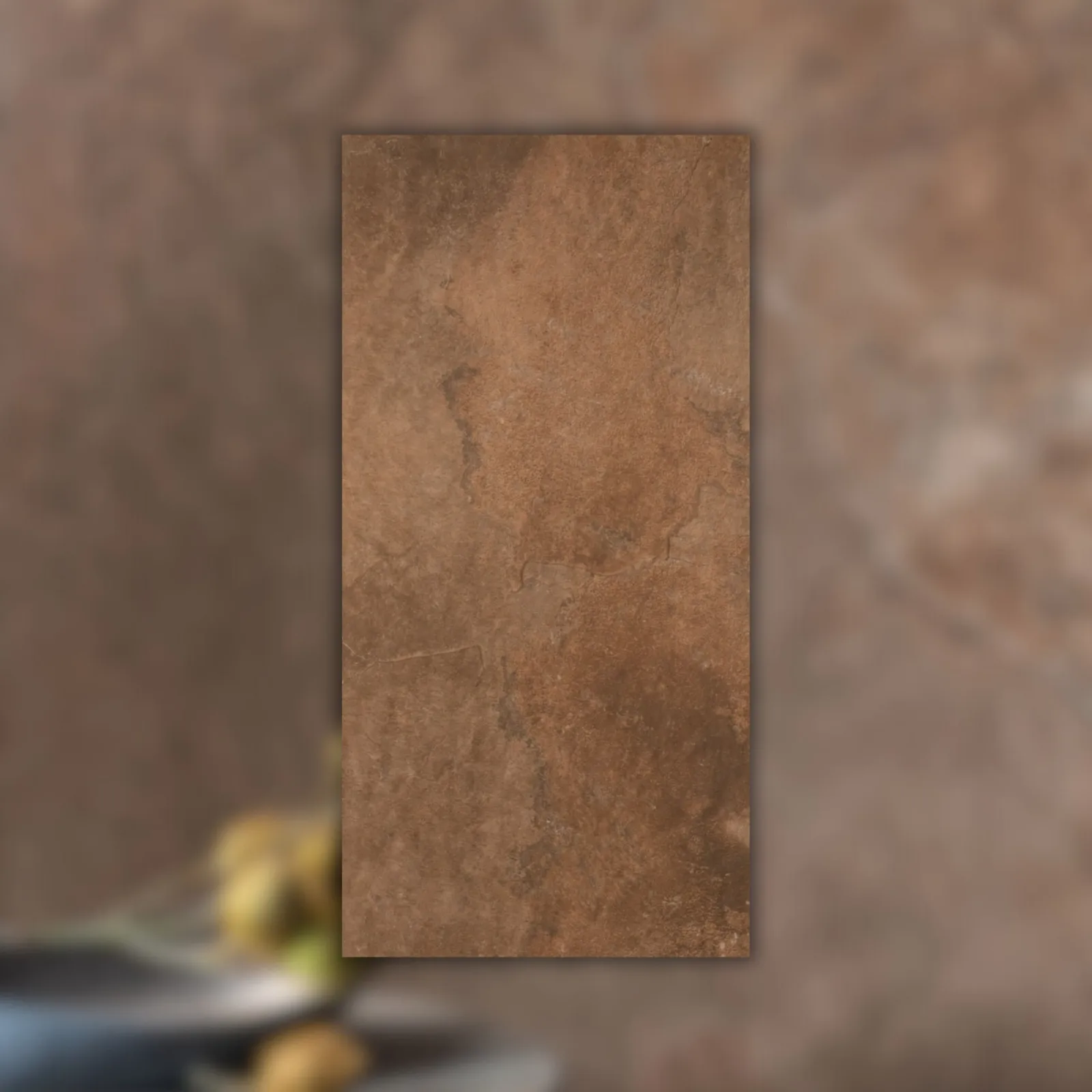 Porcelanato Marrom Externo 60x120 Decortiles Magma Terracota RET "A"