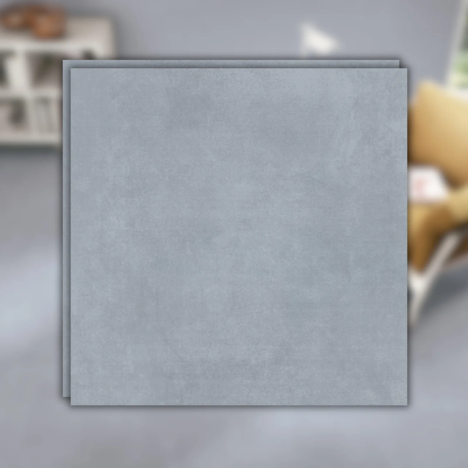 Porcelanato Cinza Acetinado 90x90 Incepa Duo Concre Lm Gris RET "A"