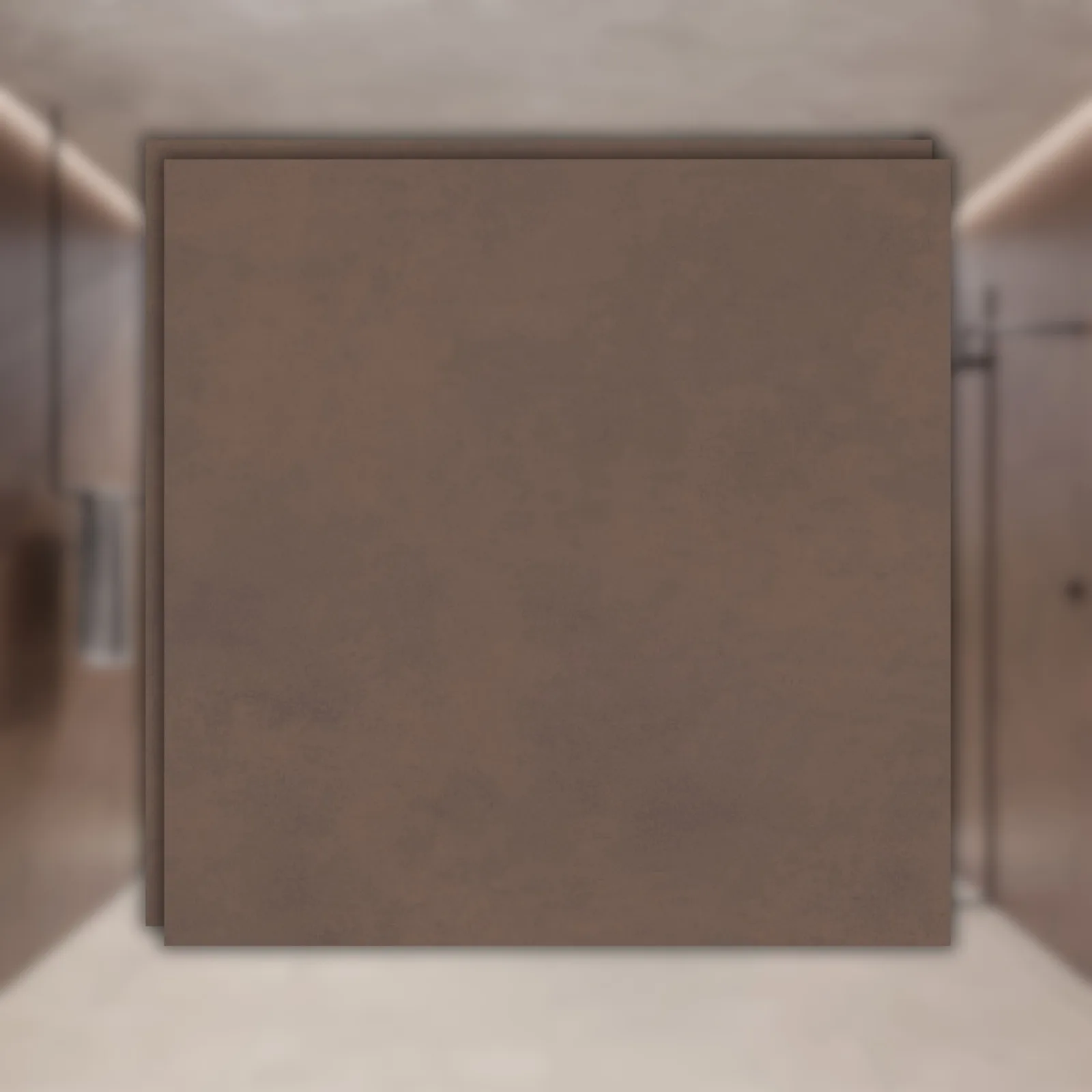 Porcelanato Marrom Acetinado 90x90 Incepa Pro Coffee RET "A"