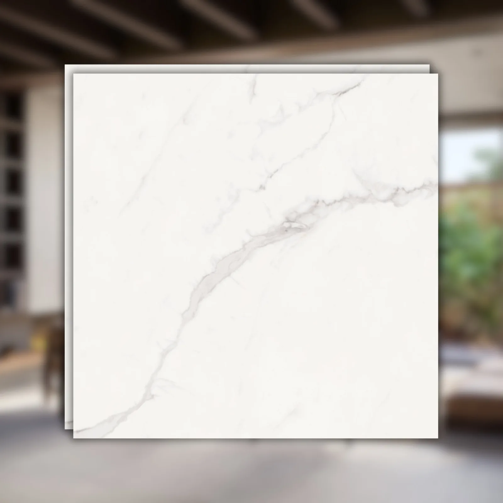 Porcelanato Branco Acetinado 120x120 Incepa Venatino RET "A"
