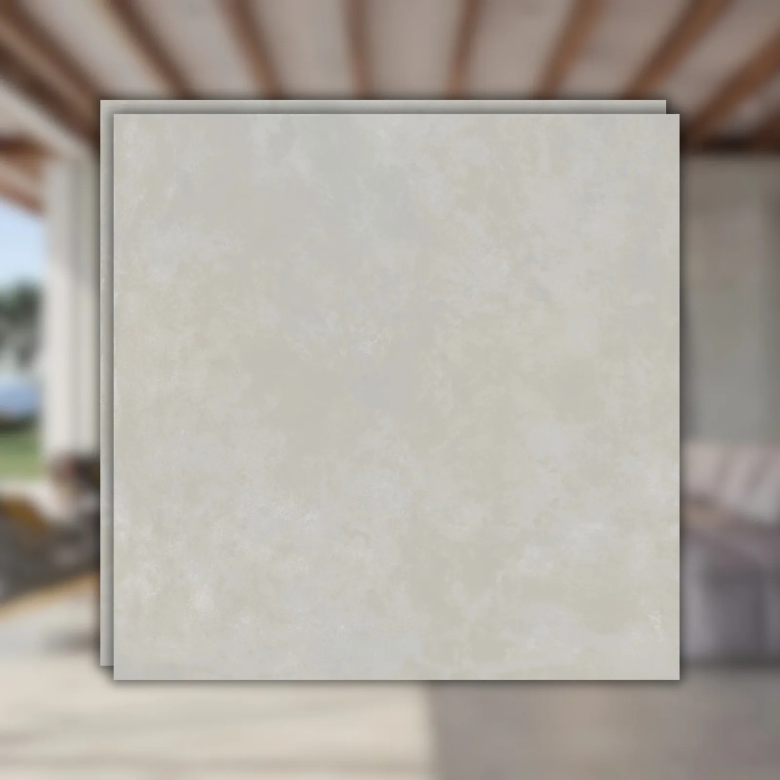 Porcelanato Cinza Natural 120x120 Portinari Bronx Sgr RET "A"