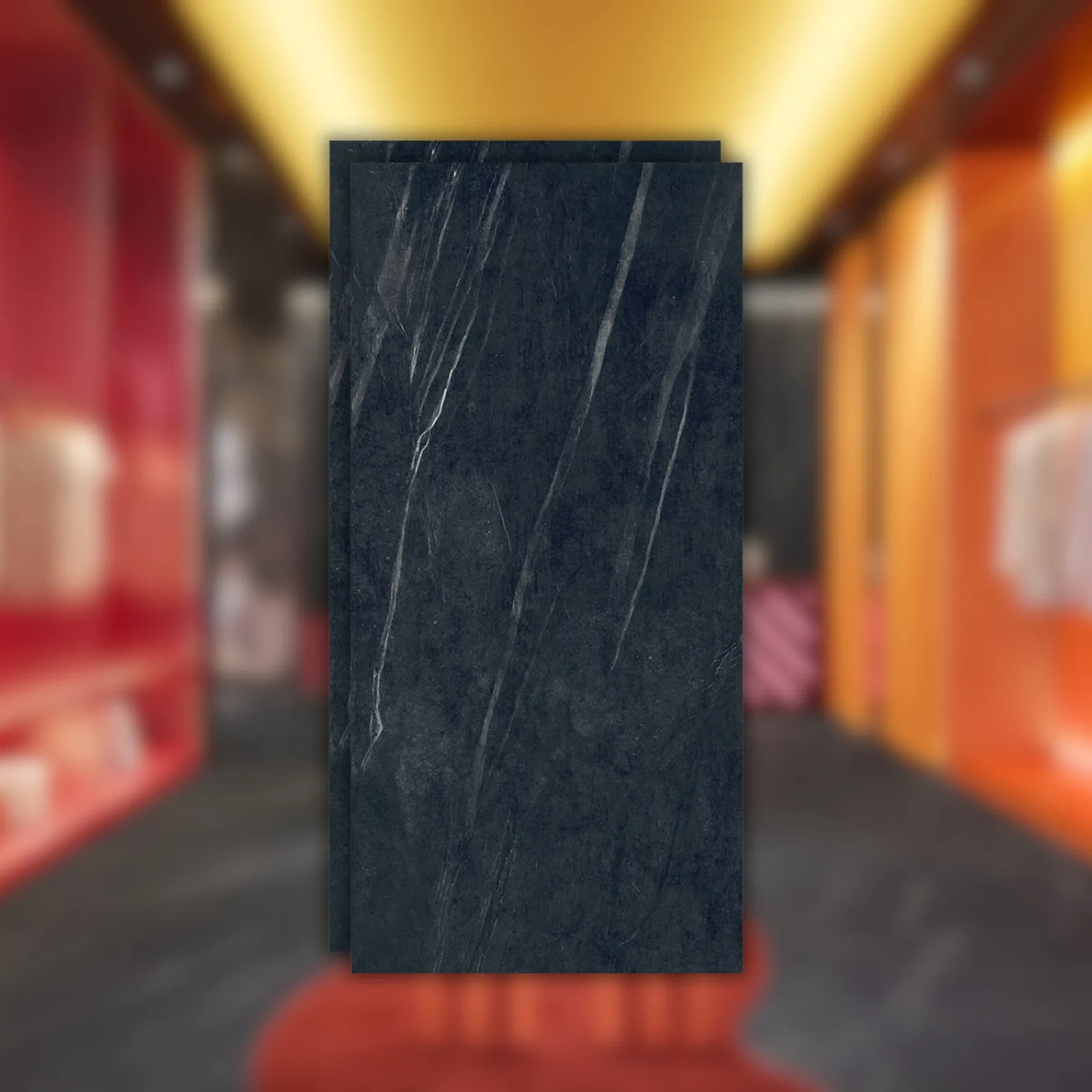 Porcelanato Roca Infinity 160x320 RET "A" Black Mt