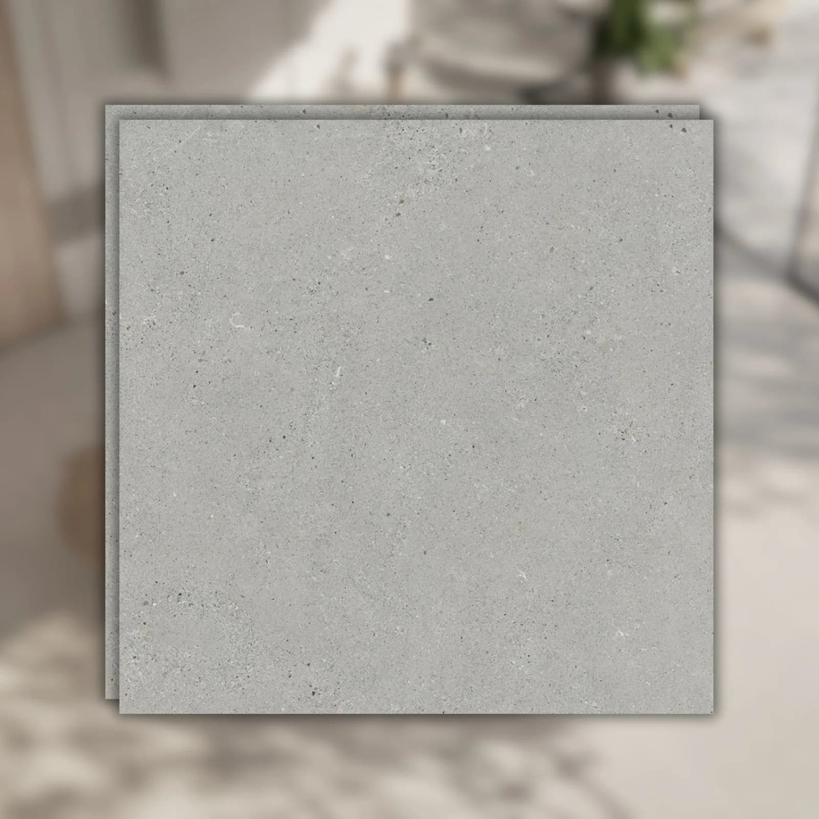 Porcelanato Cinza Mate 160x160 Roca Kronos Lm Concret Mt RET "A"
