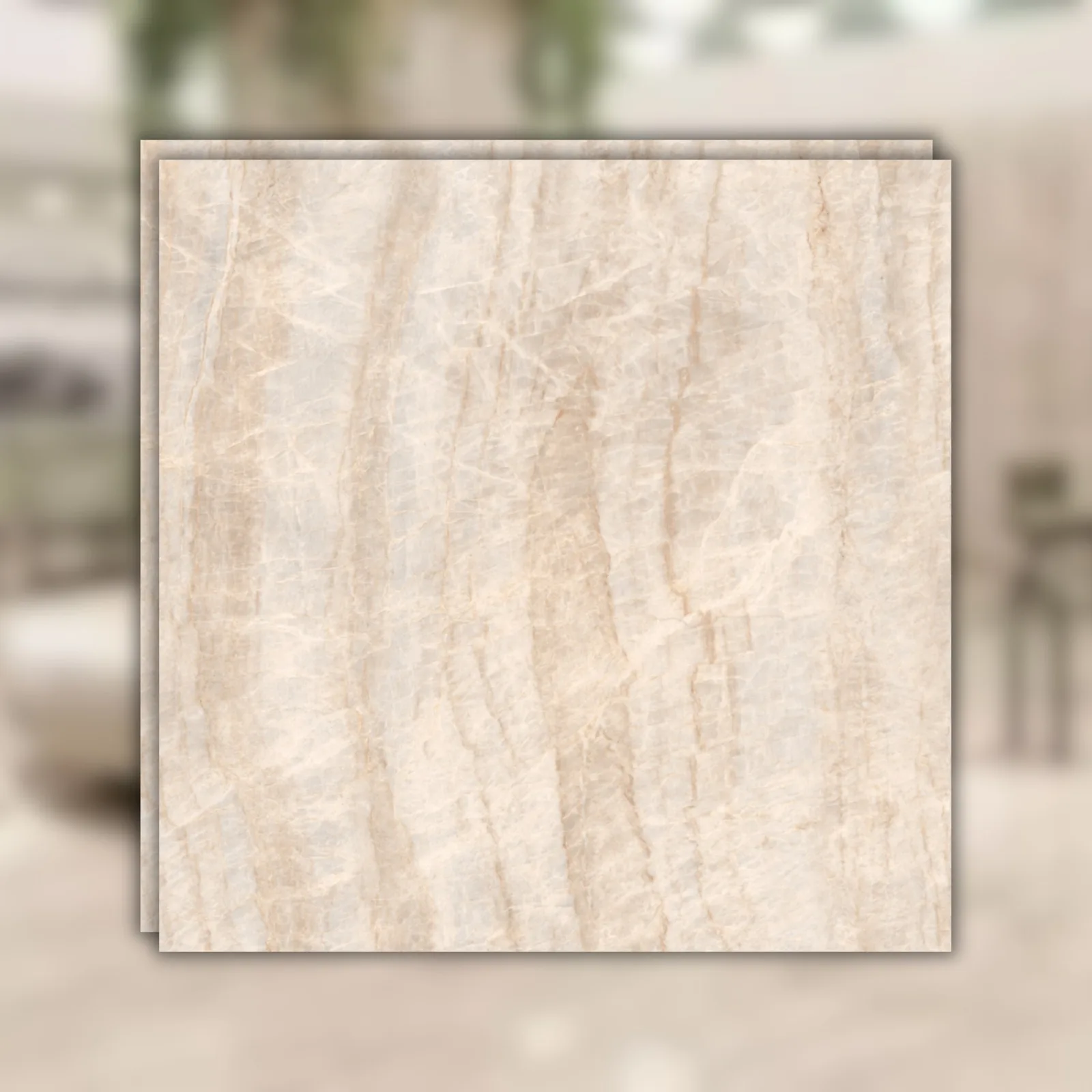 Porcelanato Bege Soft Touch 120x120 Roca Taj Mahal St RET "A"