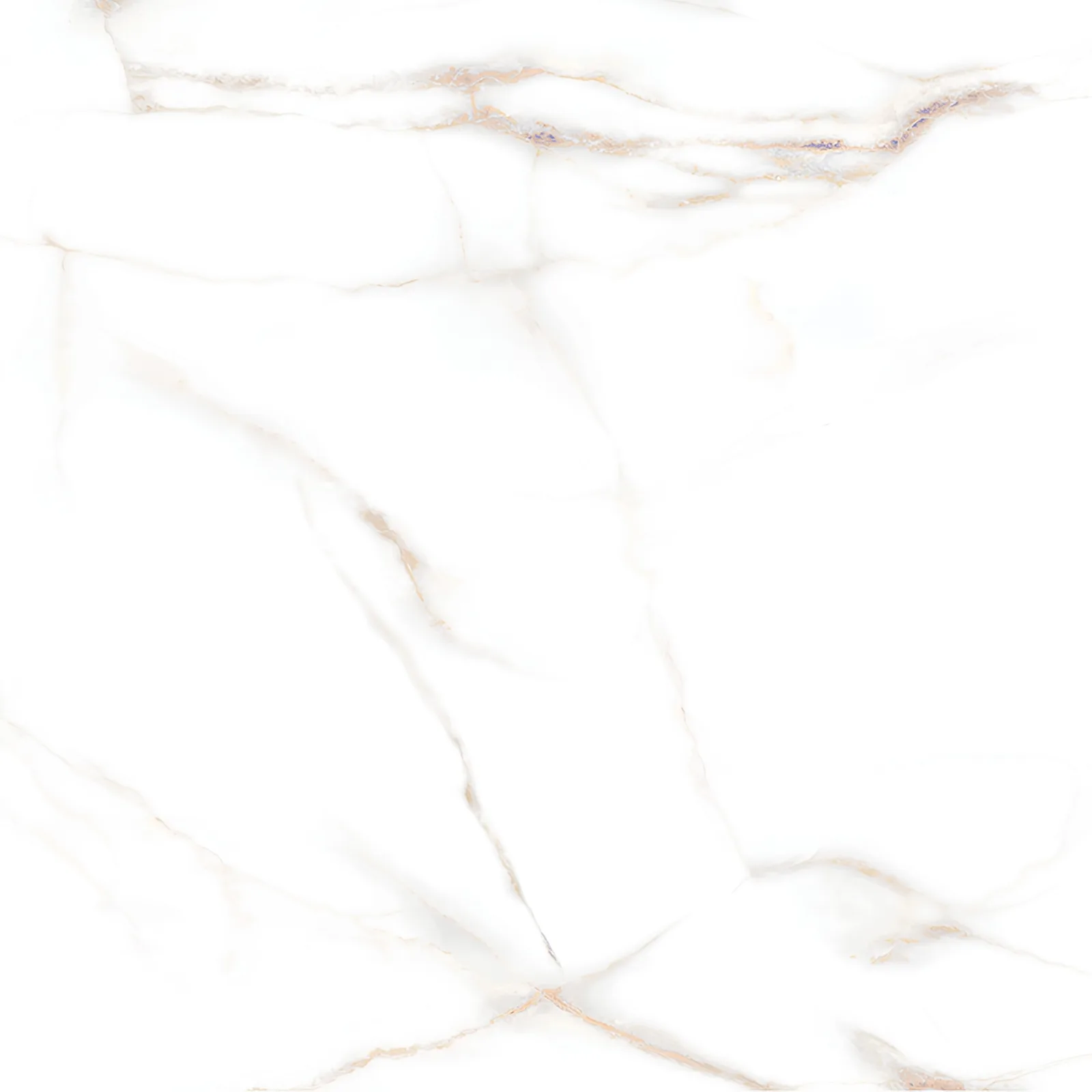 Porcelanato Branco Acetinado 72x72 Via Rosa Calacata Gold RET "A"