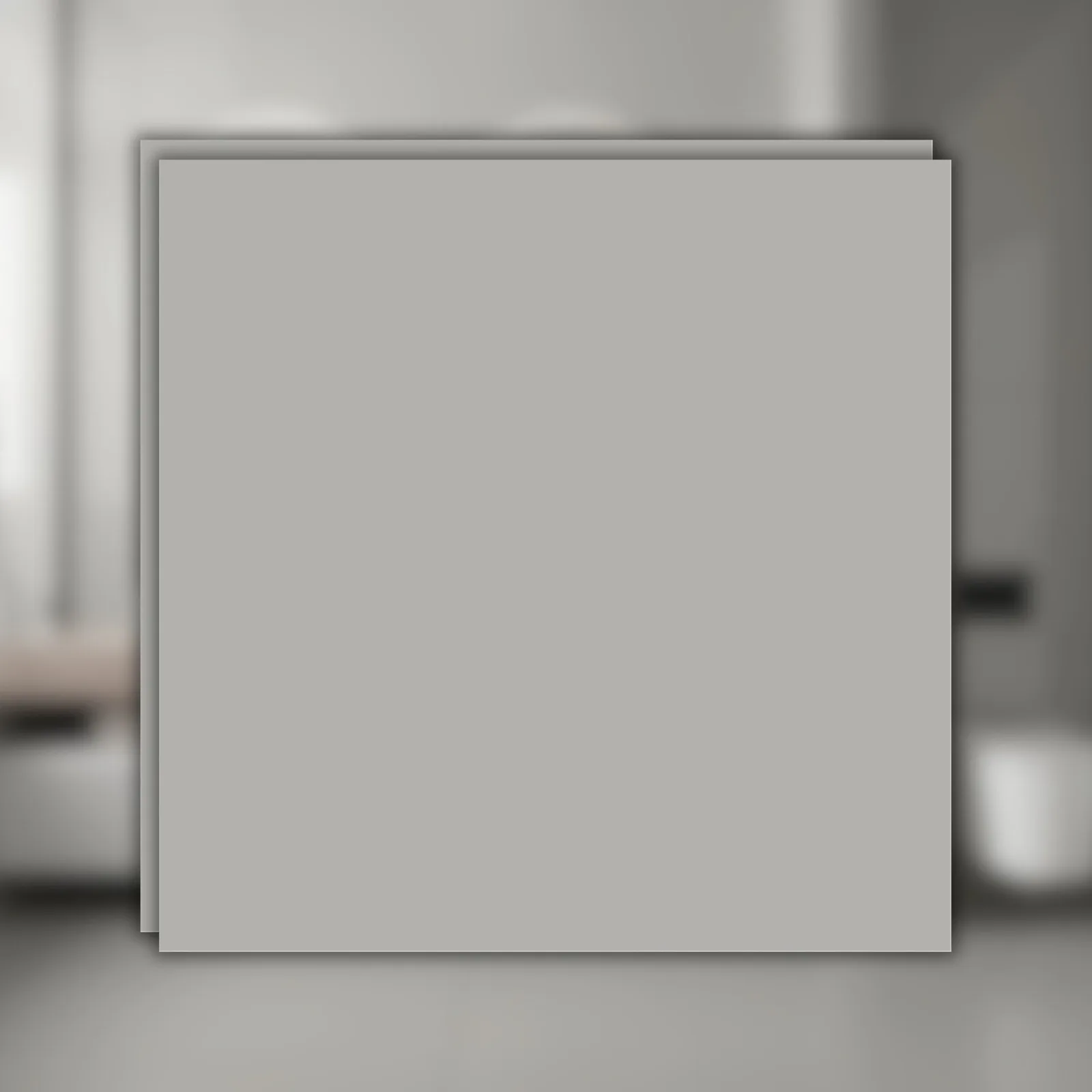 Porcelanato Cinza Polido 71x71 Via Rosa Classic Graphite RET "A"