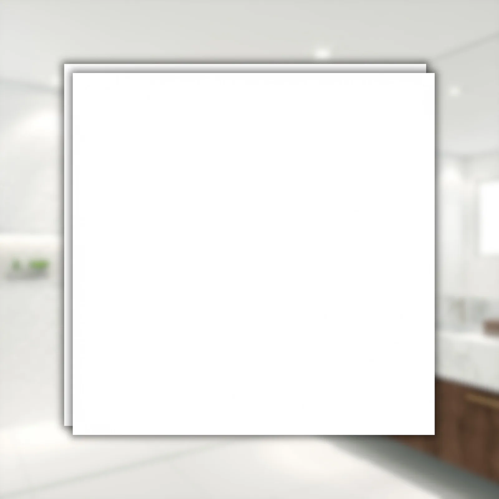 Porcelanato Branco Acetinado 72x72 Via Rosa Classic White RET "A"