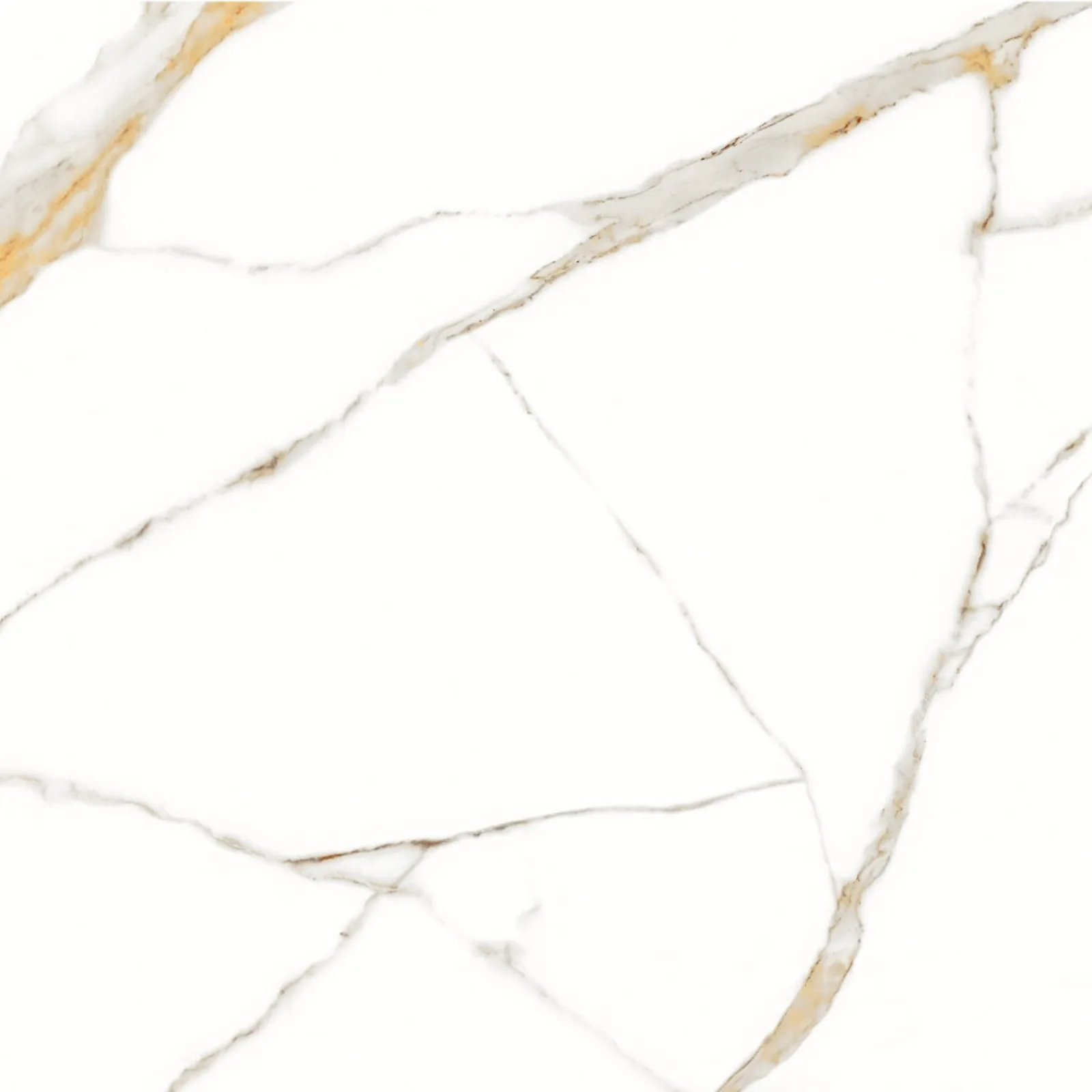 Porcelanato Branco Marmorizado 71x71 Via Rosa Oro Supreme RET "A"
