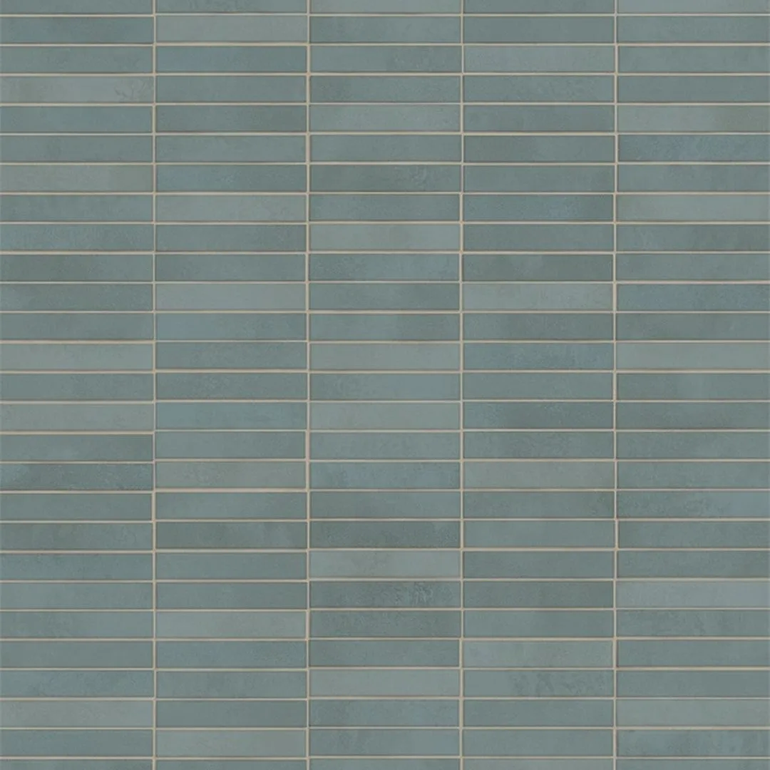 Porcelanato Verde Safira Brilho Villagres Paraíso Decor 80,5X140 RET "A"