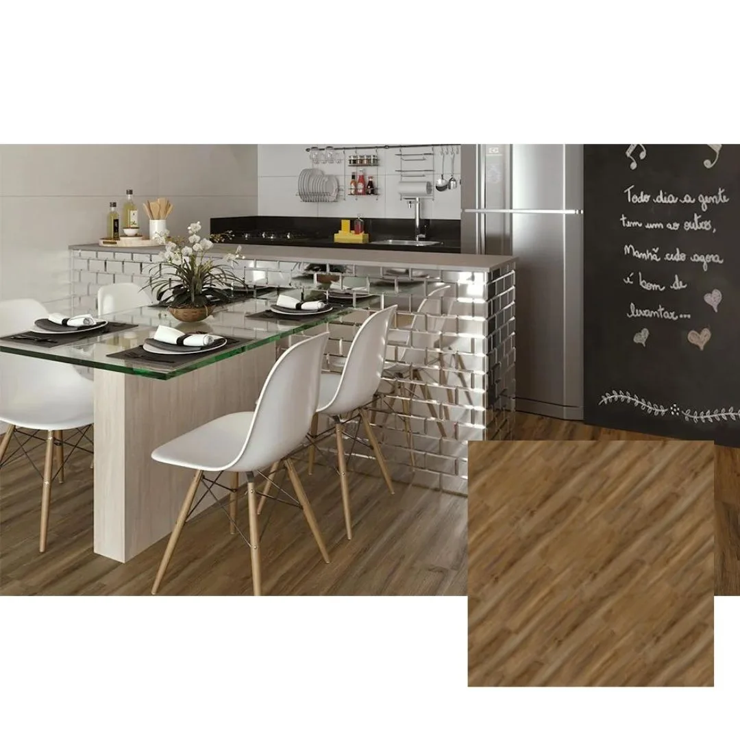 Piso Vinilico Tarkett Injoy Nacional 20,8x123 Cx/4,09 344 Liso Lichia