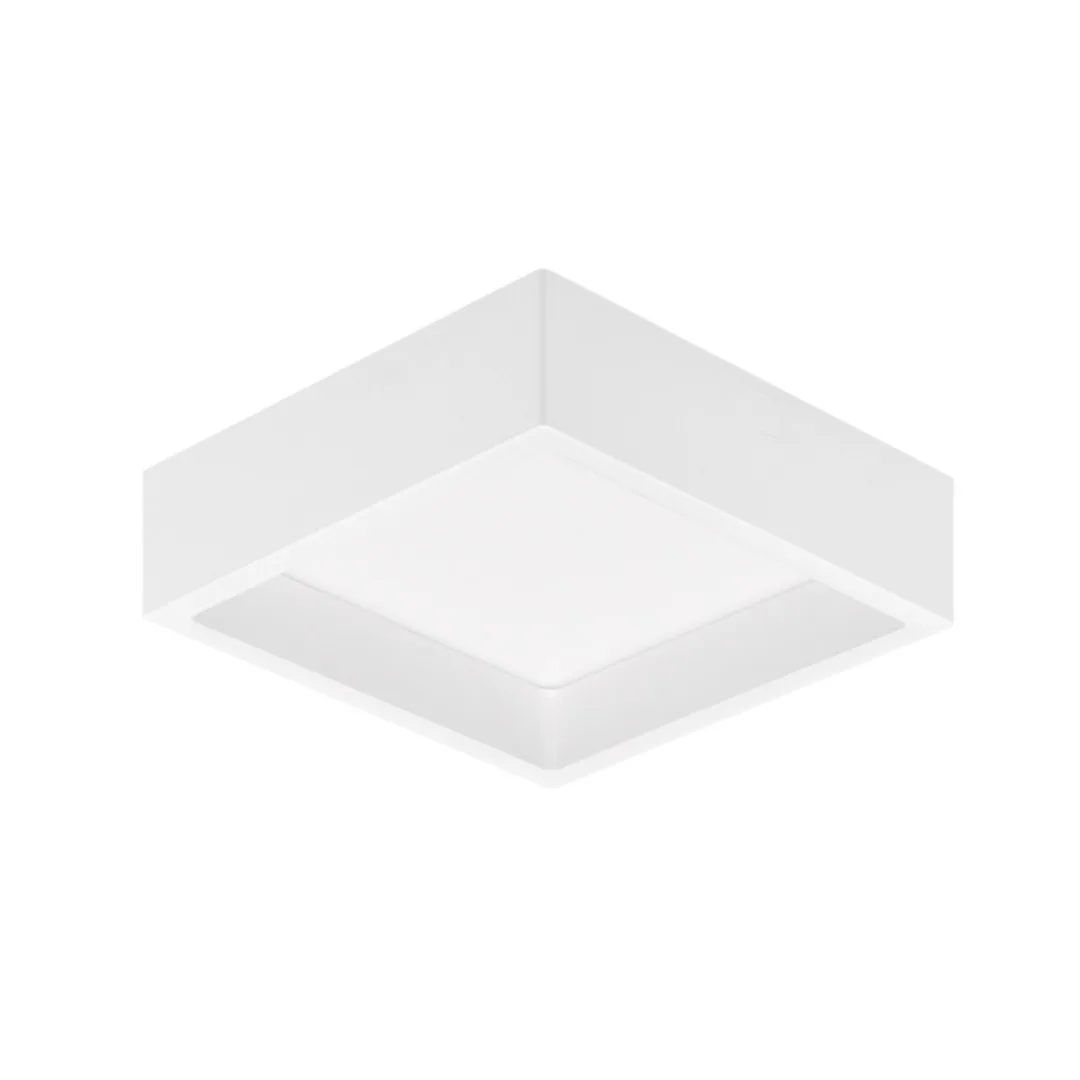Plafon Stella Deep Led 12w 950lm Quadrado Branco