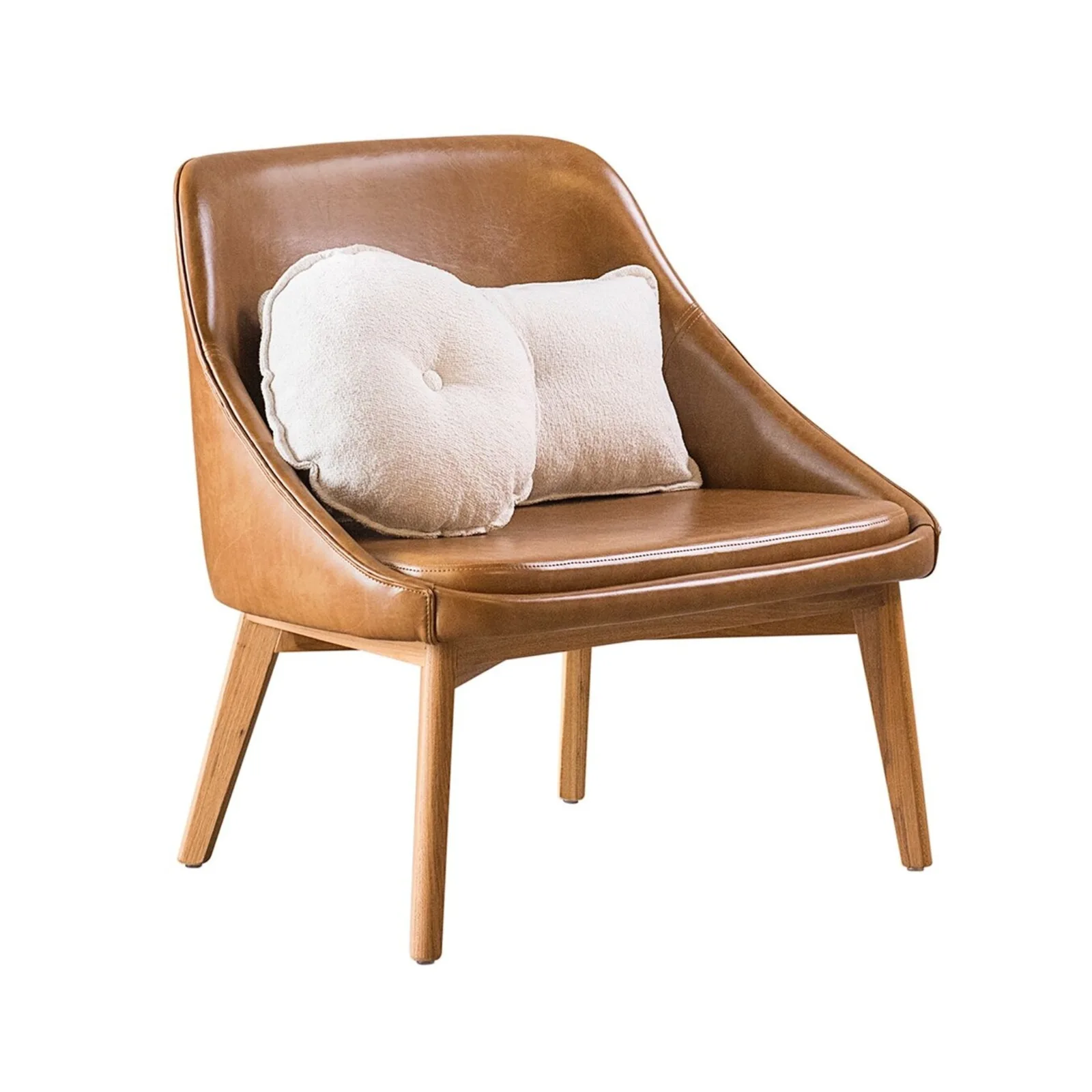 Poltrona Madeira Louro Freijó 76 x 63 x 74 Gottems Idem