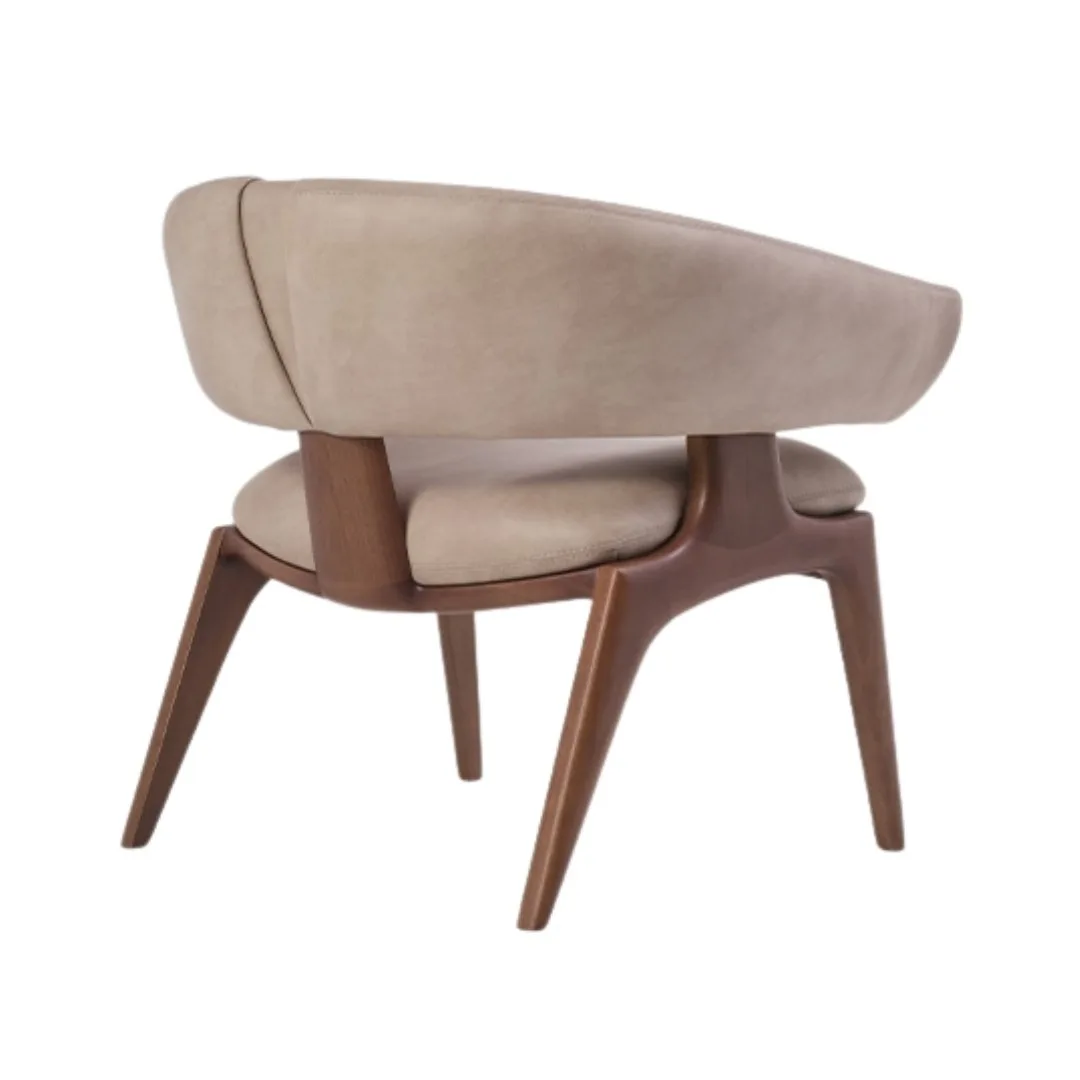 Poltrona Encosto Hibrido Tubular e Compensado Estofado Assento Multilaminado Curvo Estofado 740 x 835 x 635 Tumar Forza