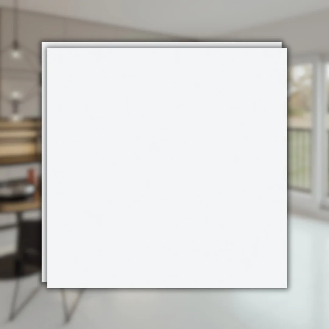 Porcelanato Branco Polido 60x60 Incepa Nordico Snow RET "A"