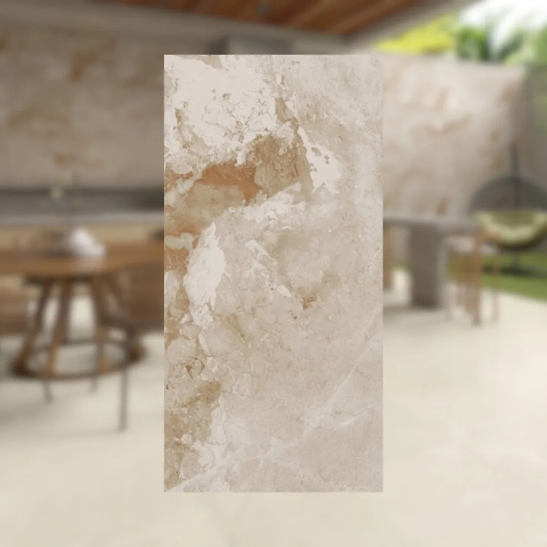 Porcelanato 62x121 Damme Crema Turco RET "A"
