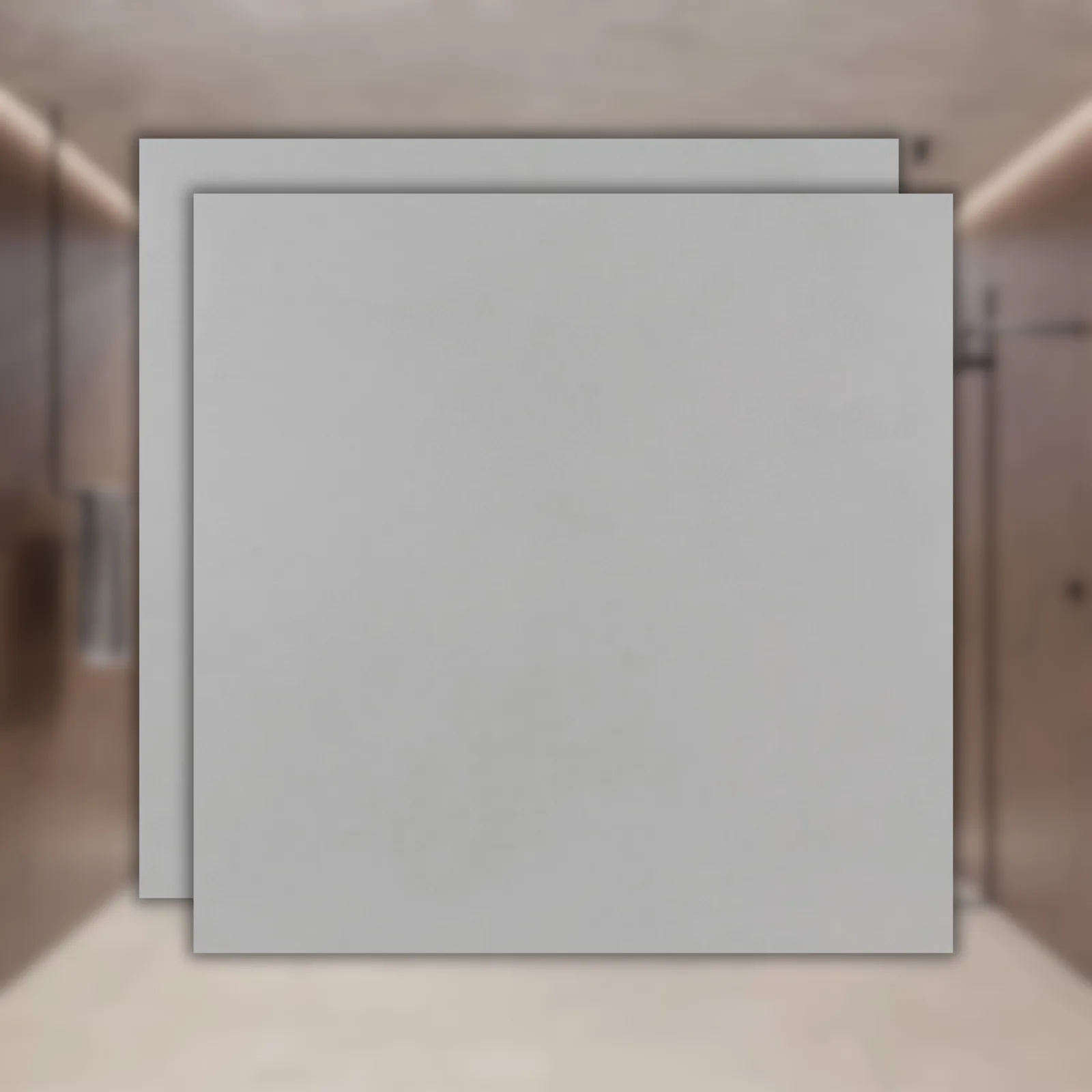 Porcelanato Cinza Acetinado 90x90 Incepa LM Pro Cement RET "A"