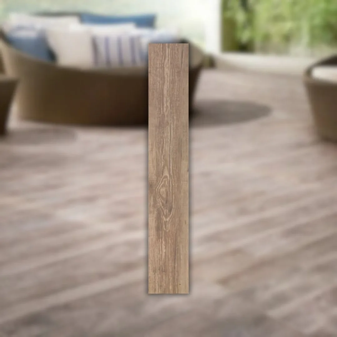 Porcelanato Amadeirado Acetinado 19,3x120 Roca Madero Canary RET "A"