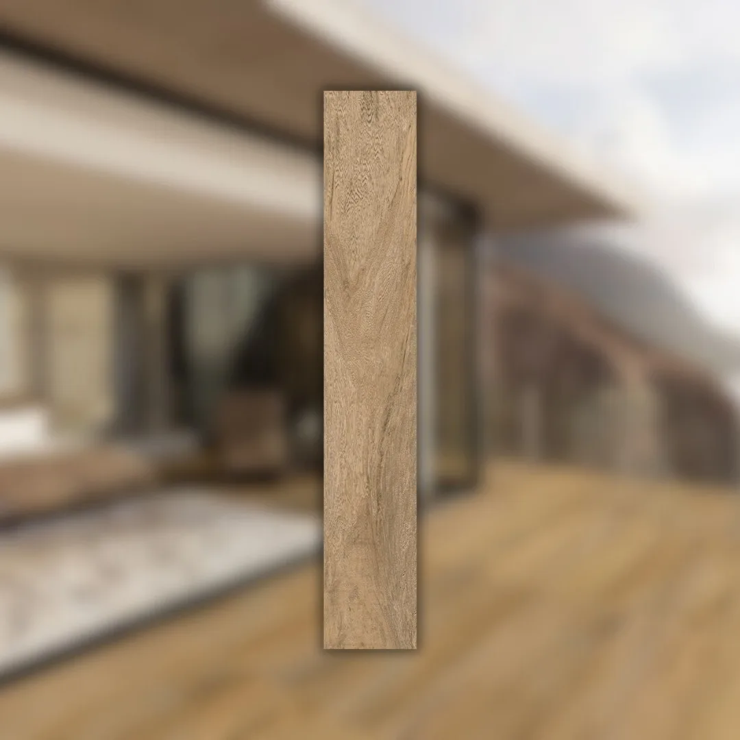 Porcelanato Amadeirado Externo Hard 20x120 Portinari Alameda Bege Mat RET "A"