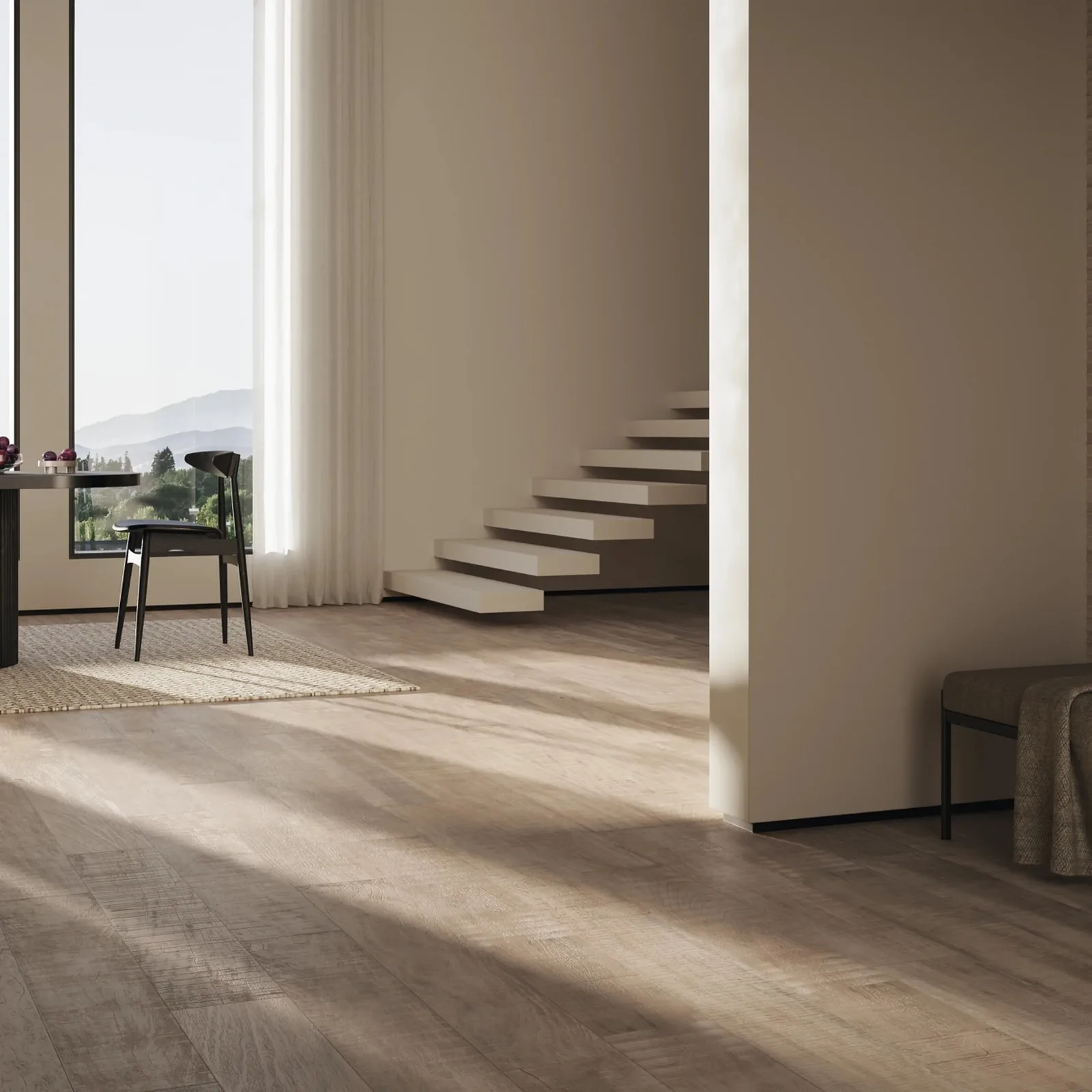 Porcelanato Amadeirado Natural 20x120 Portobello Arca Nordic St RET "A"