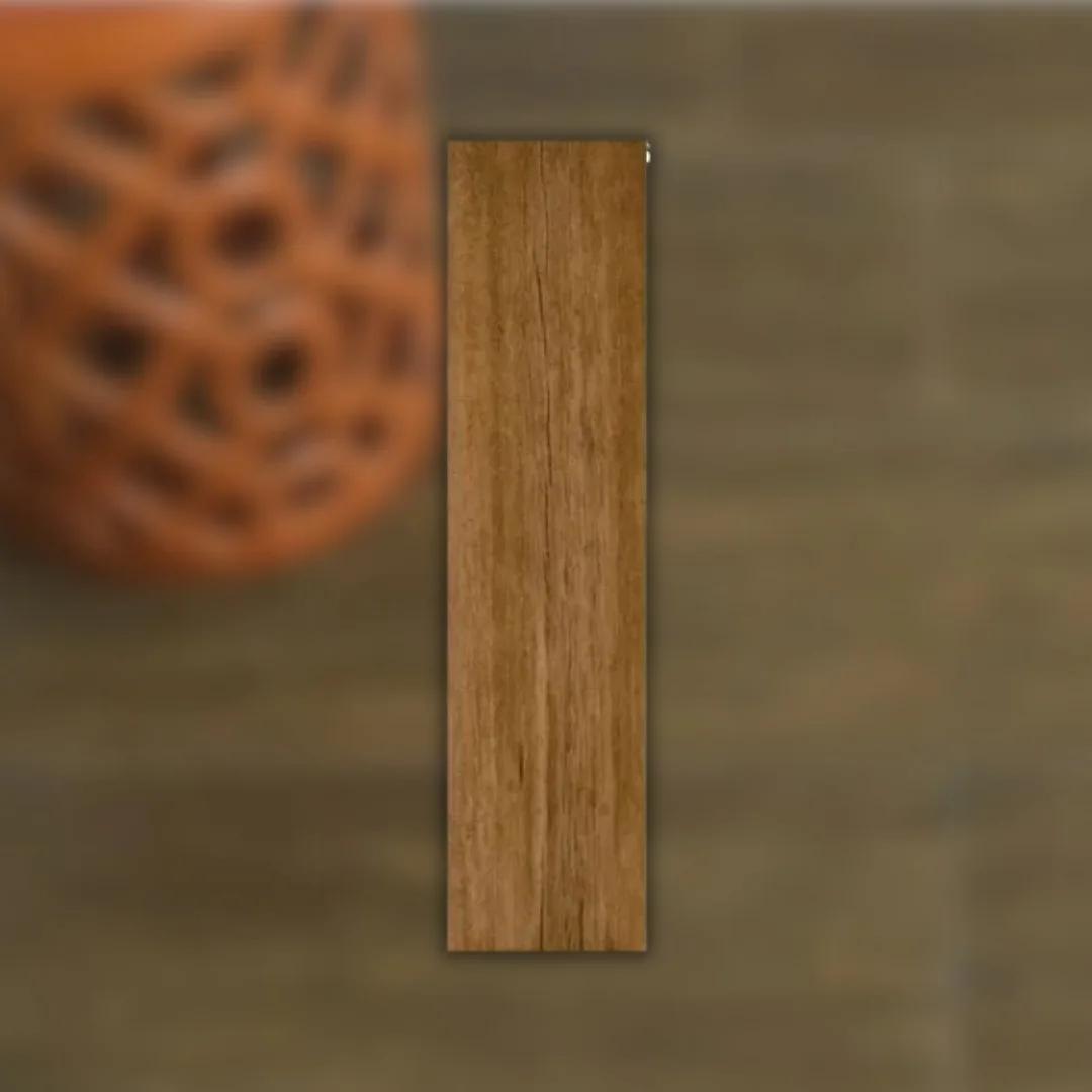 Porcelanato Amadeirado Natural 24,5x100 Villagres Ipê RET "A"