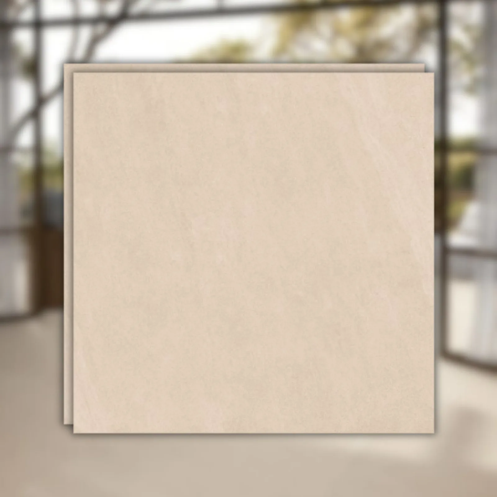 Porcelanato Bege Acetinado 120x120 Biancogres Nantes RET "A"