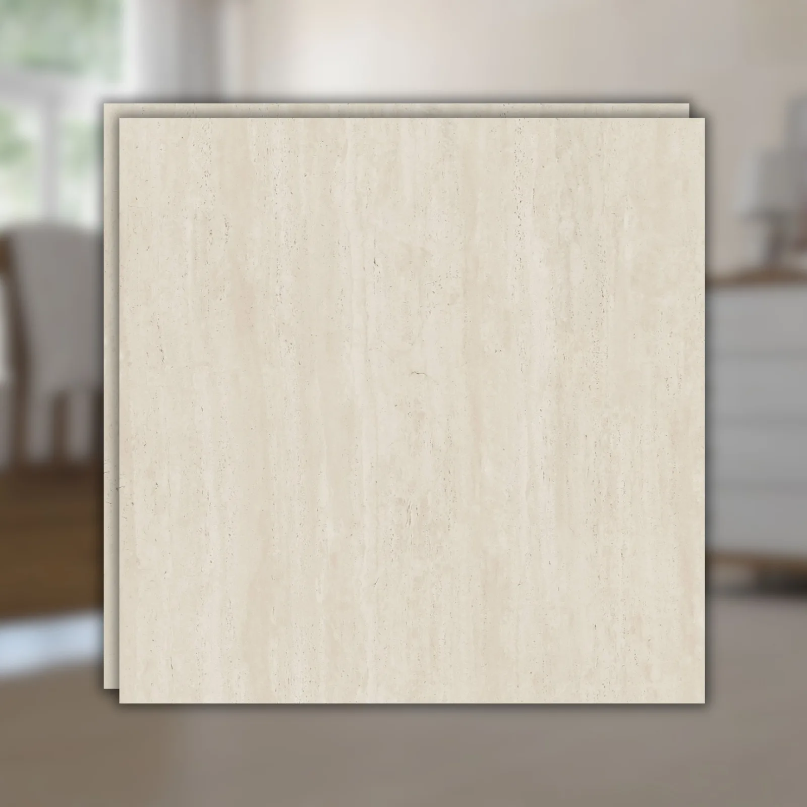 Porcelanato Bege Acetinado 120x120 Decortiles Home RET "A"