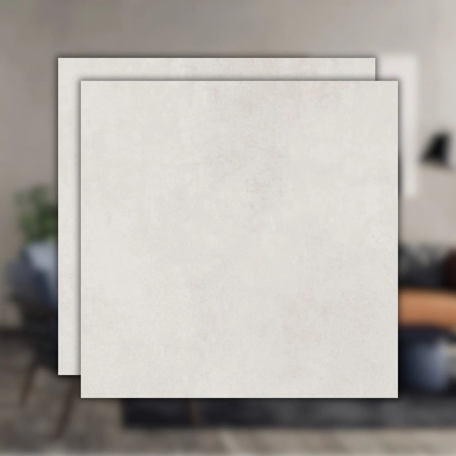 Porcelanato Bege Acetinado 120x120 Roca LM Concrete Off White "A"
