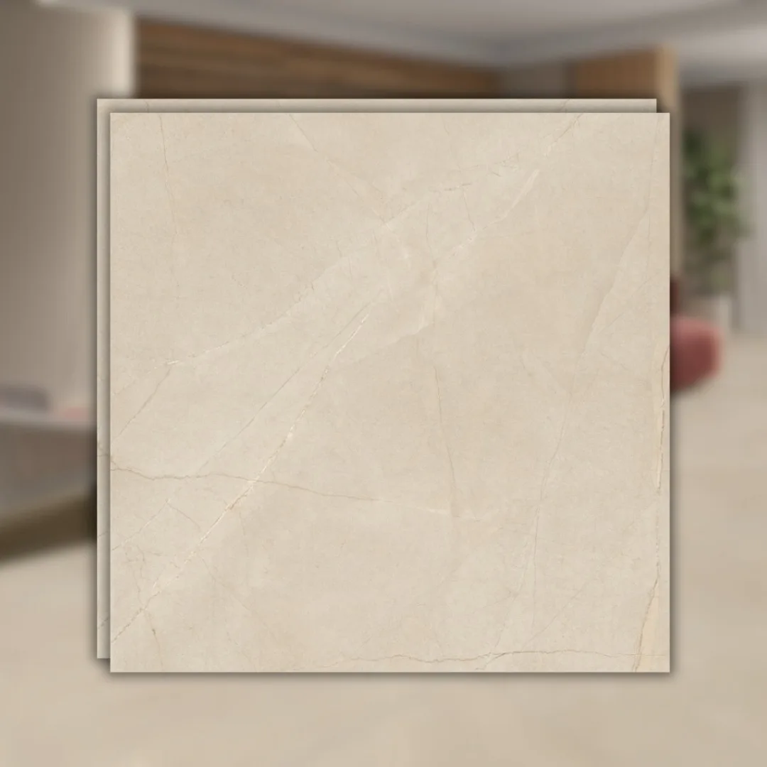 Porcelanato Bege Acetinado 121x121 Damme Sandstone RET "A"