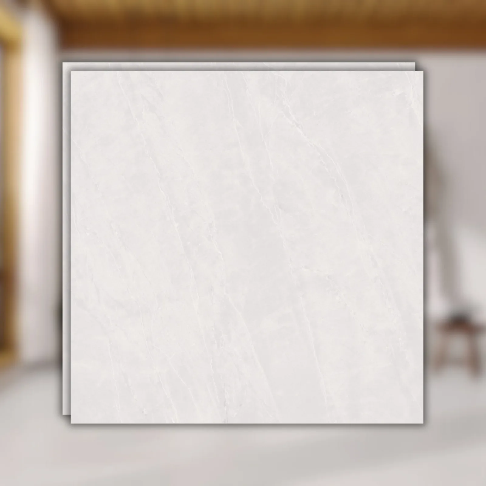 Porcelanato Bege Acetinado 83x83 Damme Valentino RET "A"