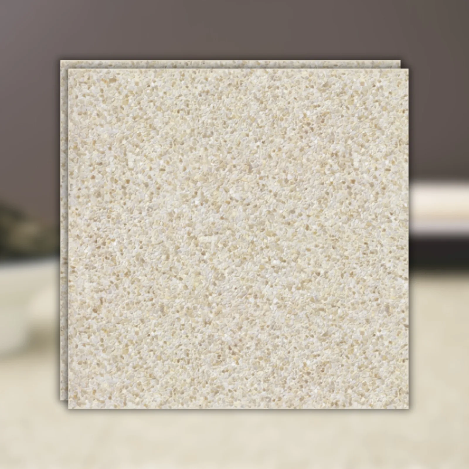 Porcelanato Bege Claro Externo 71,6x71,6 Villagres Acapulco RET "A"