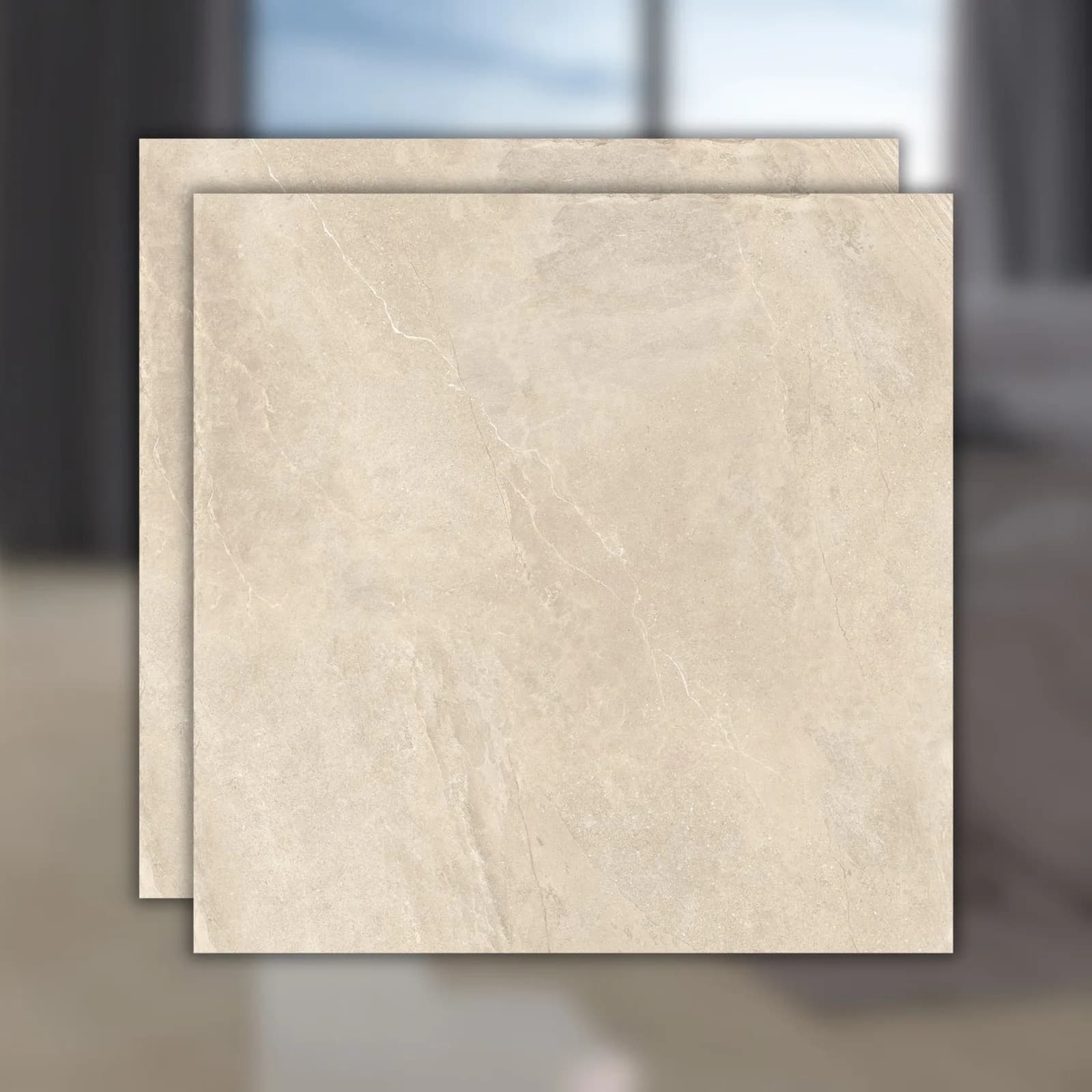 Porcelanato Bege Externo 120x120 Portinari Scultore "A"