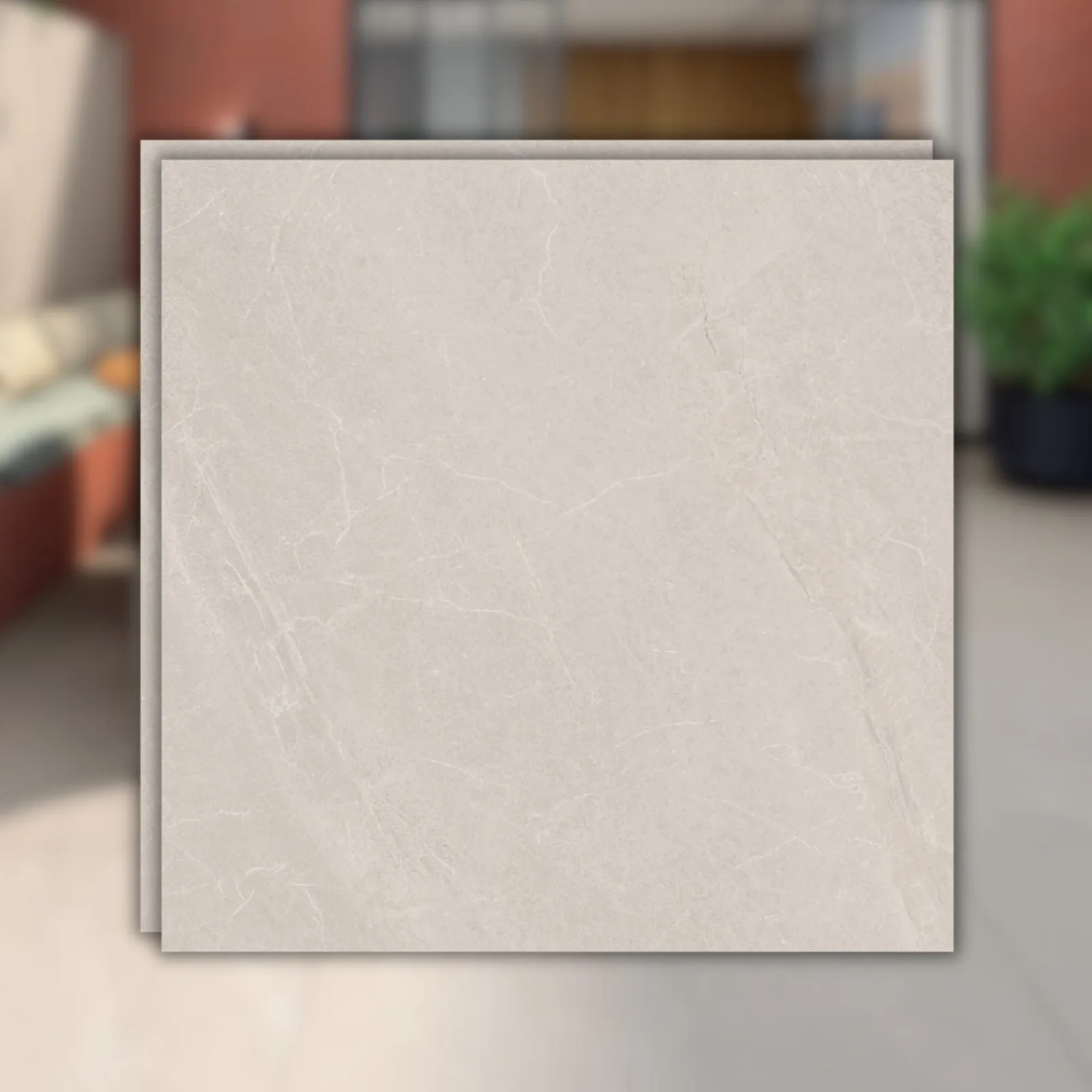 Porcelanato Bege Externo 121x121 Damme Dust RET "A"