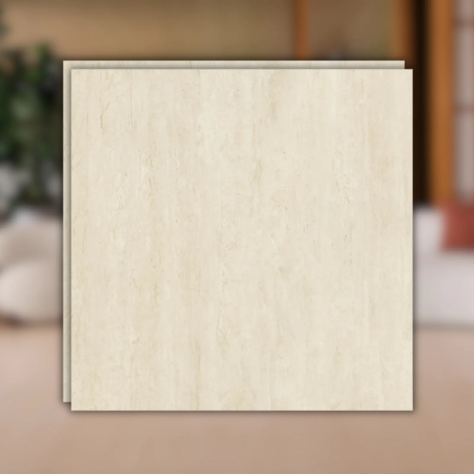 Porcelanato Bege Natural 123x123 Villagres Trevi RET "A"