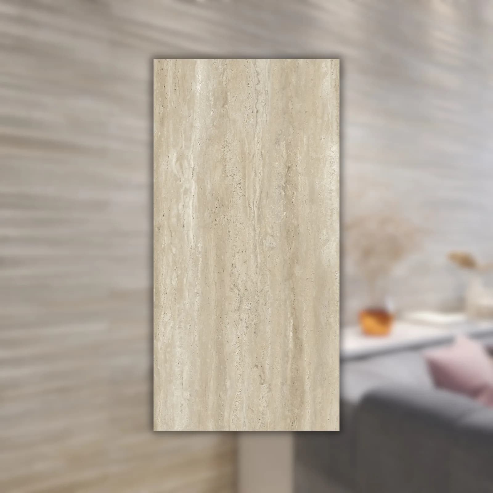 Porcelanato Bege Polido 60x120 Roca Navona Lm RET "A"