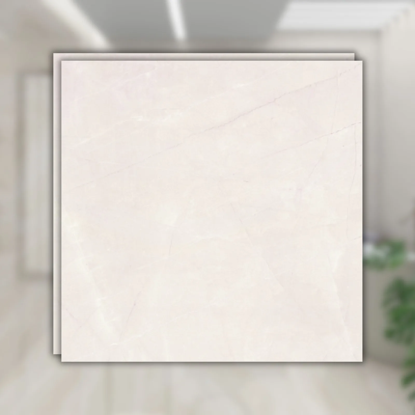 Porcelanato Bege Polido 62x121 Damme Pulpis Marfil RET "A"