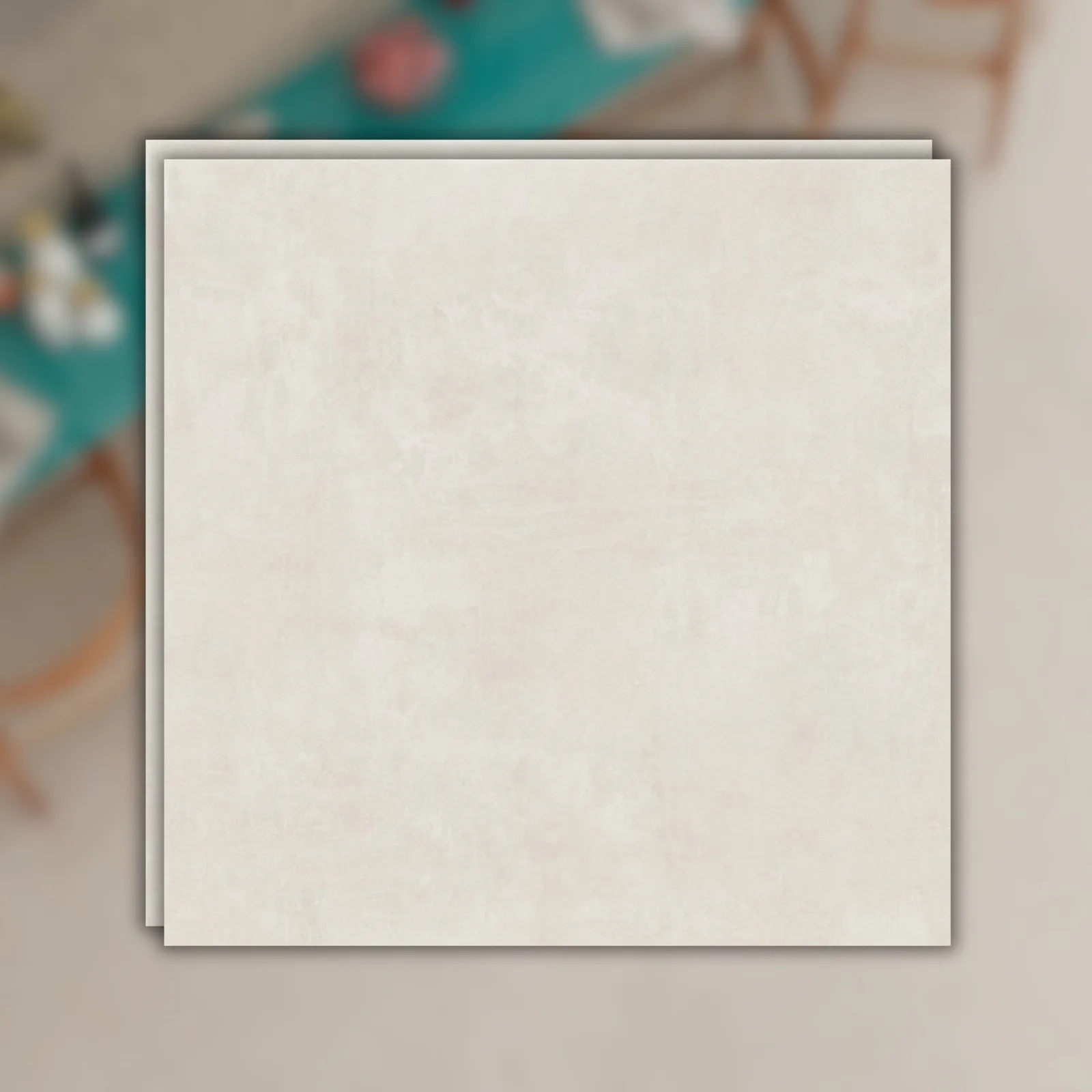 Porcelanato Beige Acetinado 72x72 Via Rosa Metropole RET "A"