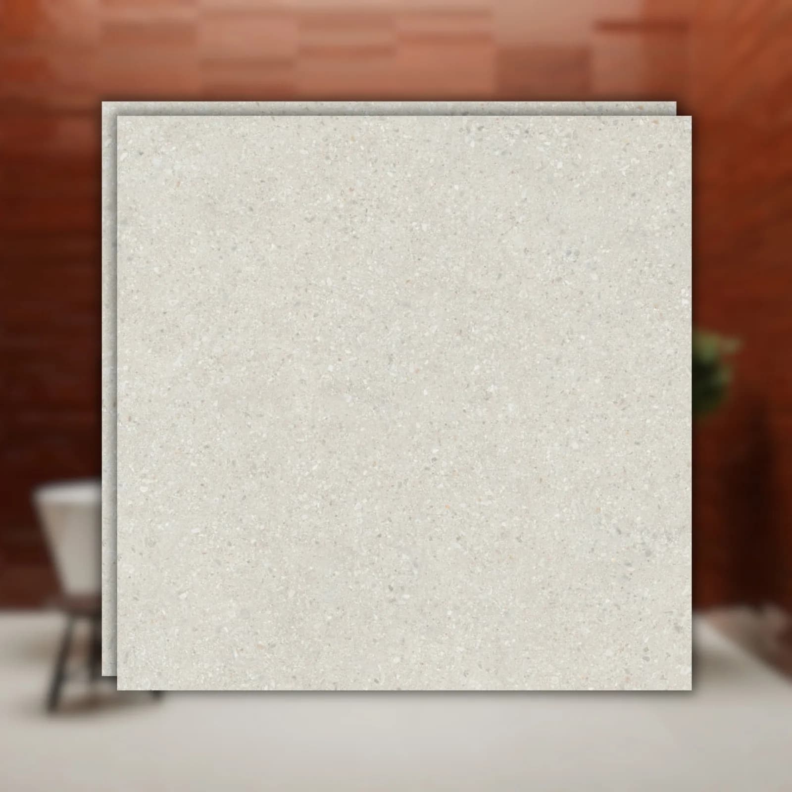 Porcelanato Branco Acetinado 120x120 Decortiles Flotan Osso RET "A"
