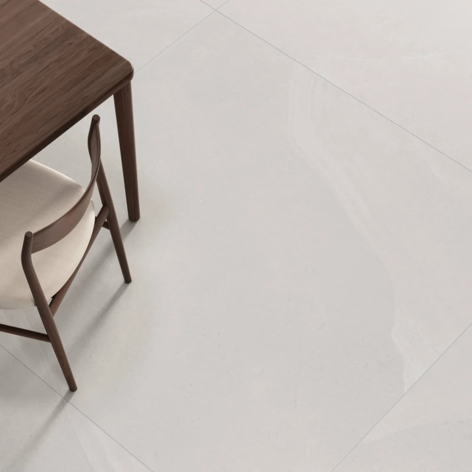 Porcelanato Branco Acetinado 160x160 Eliane Khali RET "A"