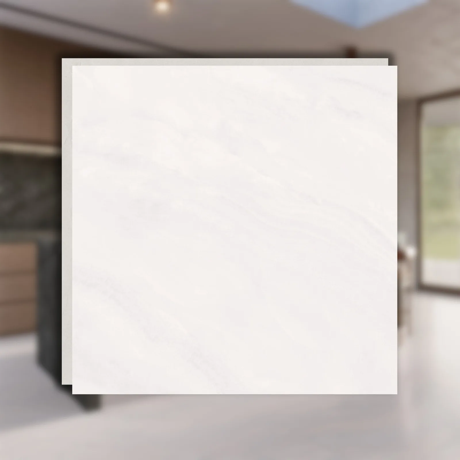 Porcelanato Branco Acetinado 62x121 Damme Onyx Waterfall RET "A"