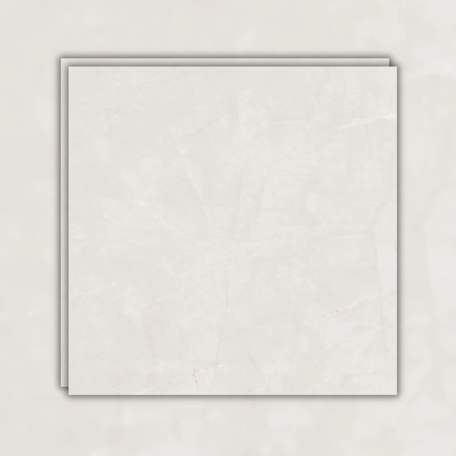 Porcelanato Branco Acetinado 83x83 Damme Pulpis RET "A"