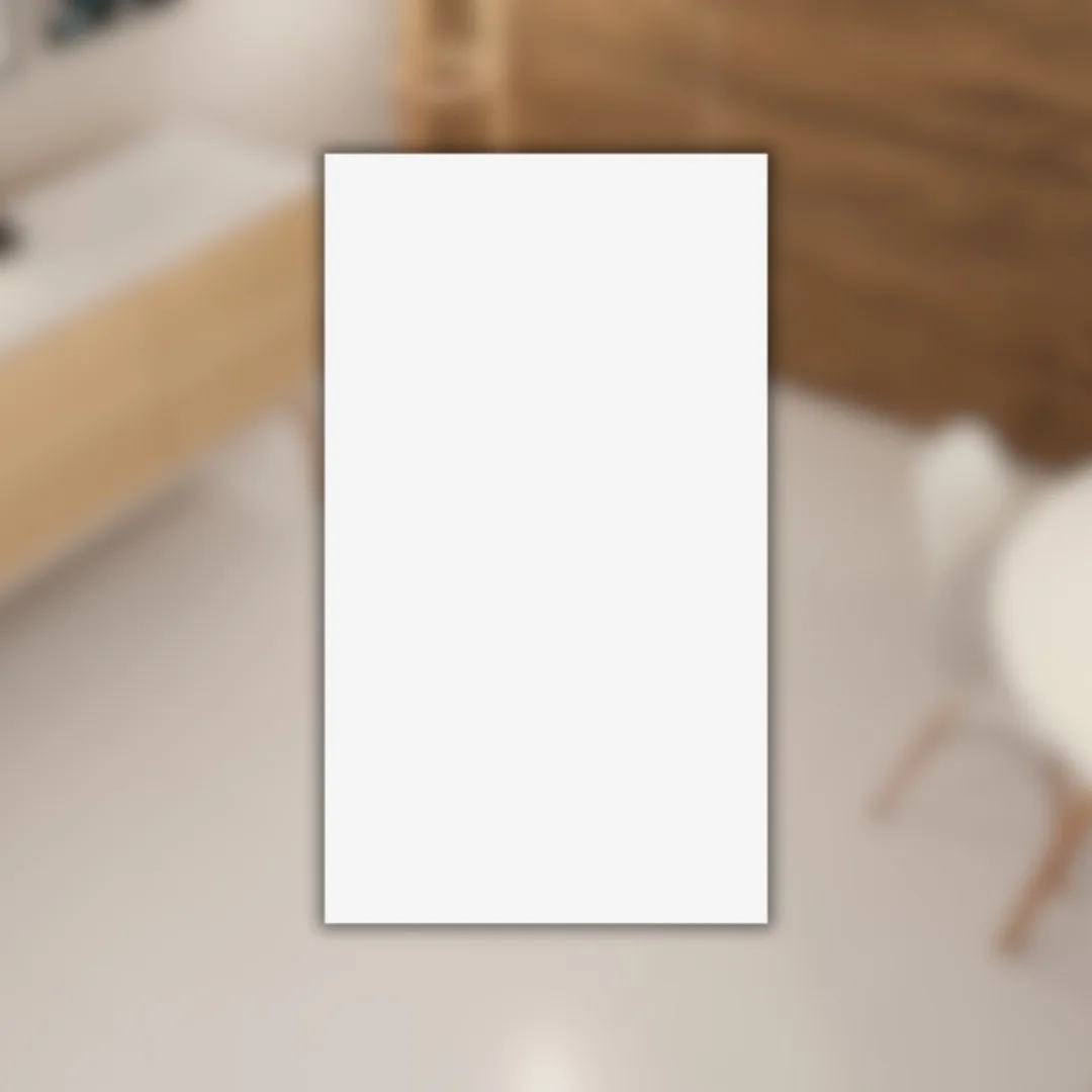 Porcelanato Branco Acetinado 63x108 Villagres Clean RET "A"