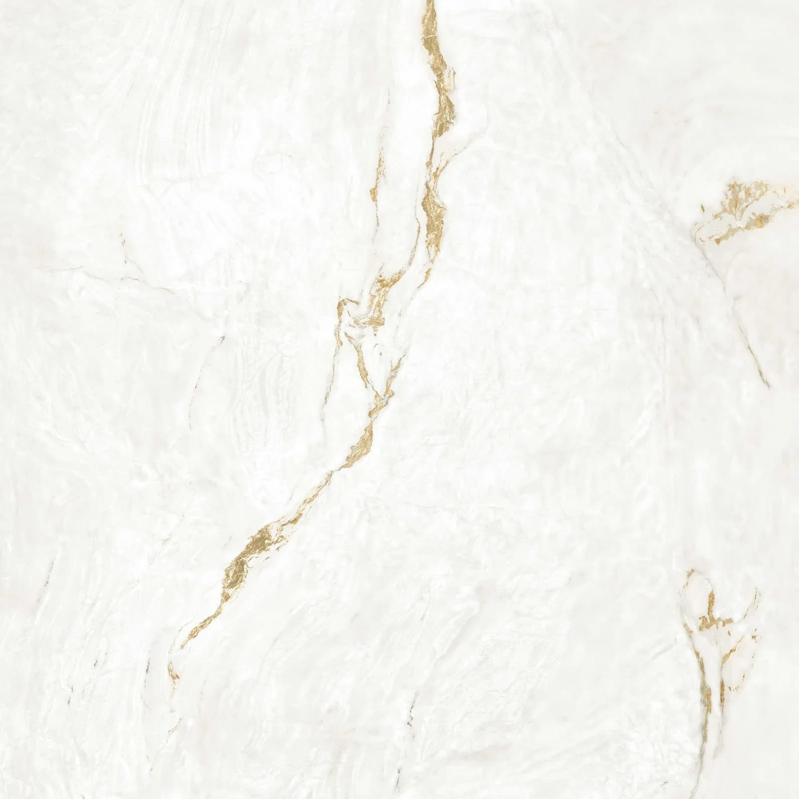 Porcelanato Branco Marmorizado Natural 120x120 Portinari Parana Gold Wh RET "A"