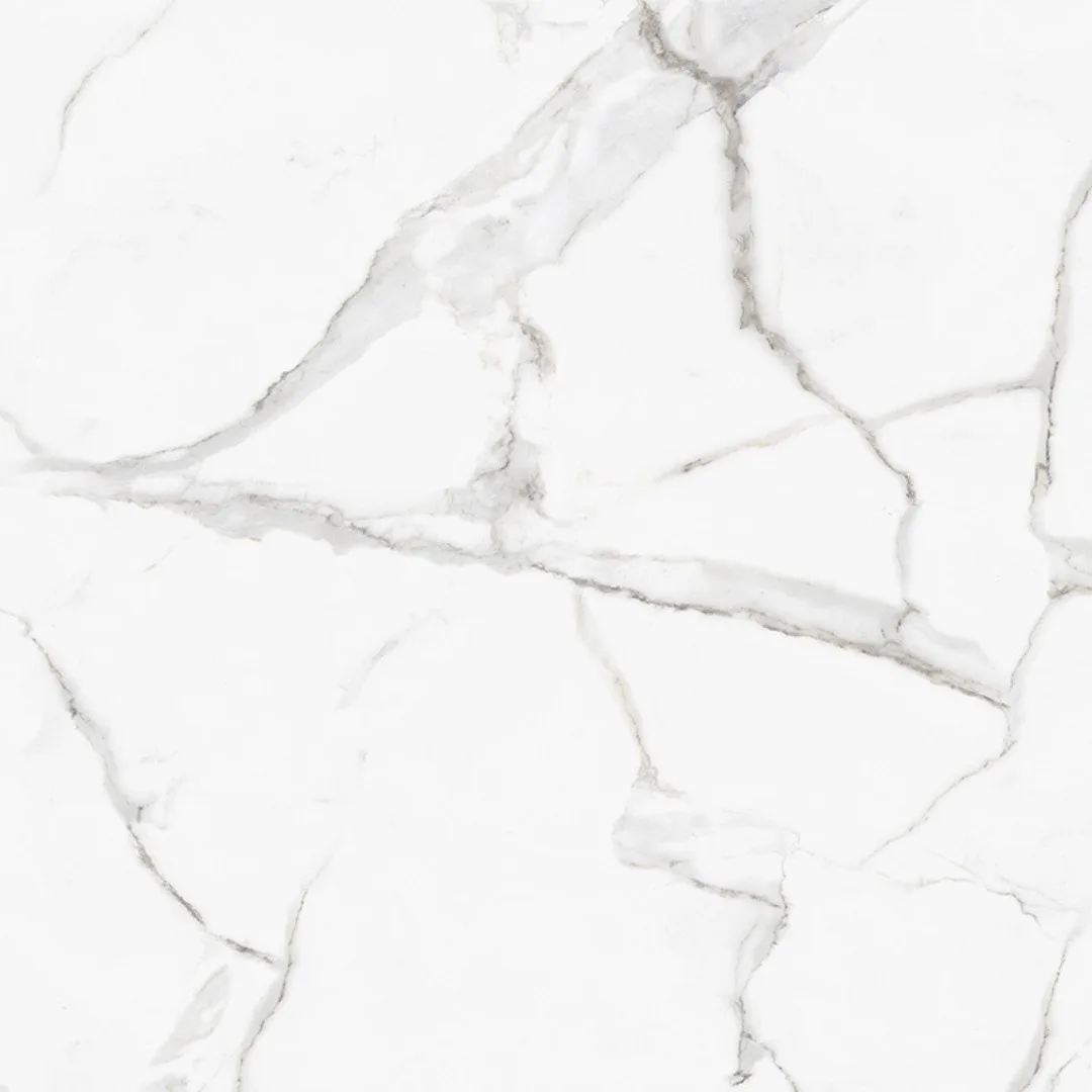 Porcelanato Branco Marmorizado Polido 82x82 Damme Calacata RET "A"