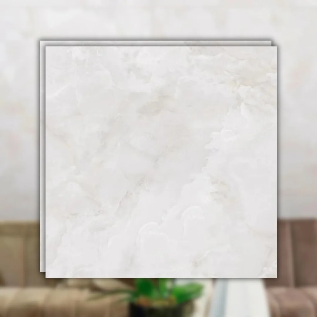 Porcelanato Branco Polido 106,5x106,5 Villagres Palazzo RET "A"