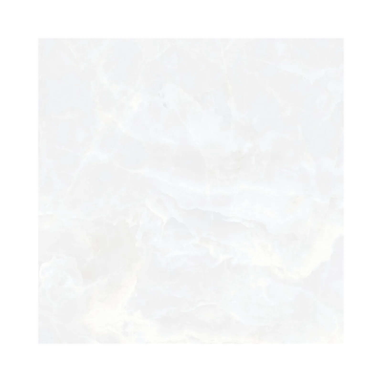 Porcelanato Branco Polido 71x71 Via Rosa Onix Bianco RET "A"