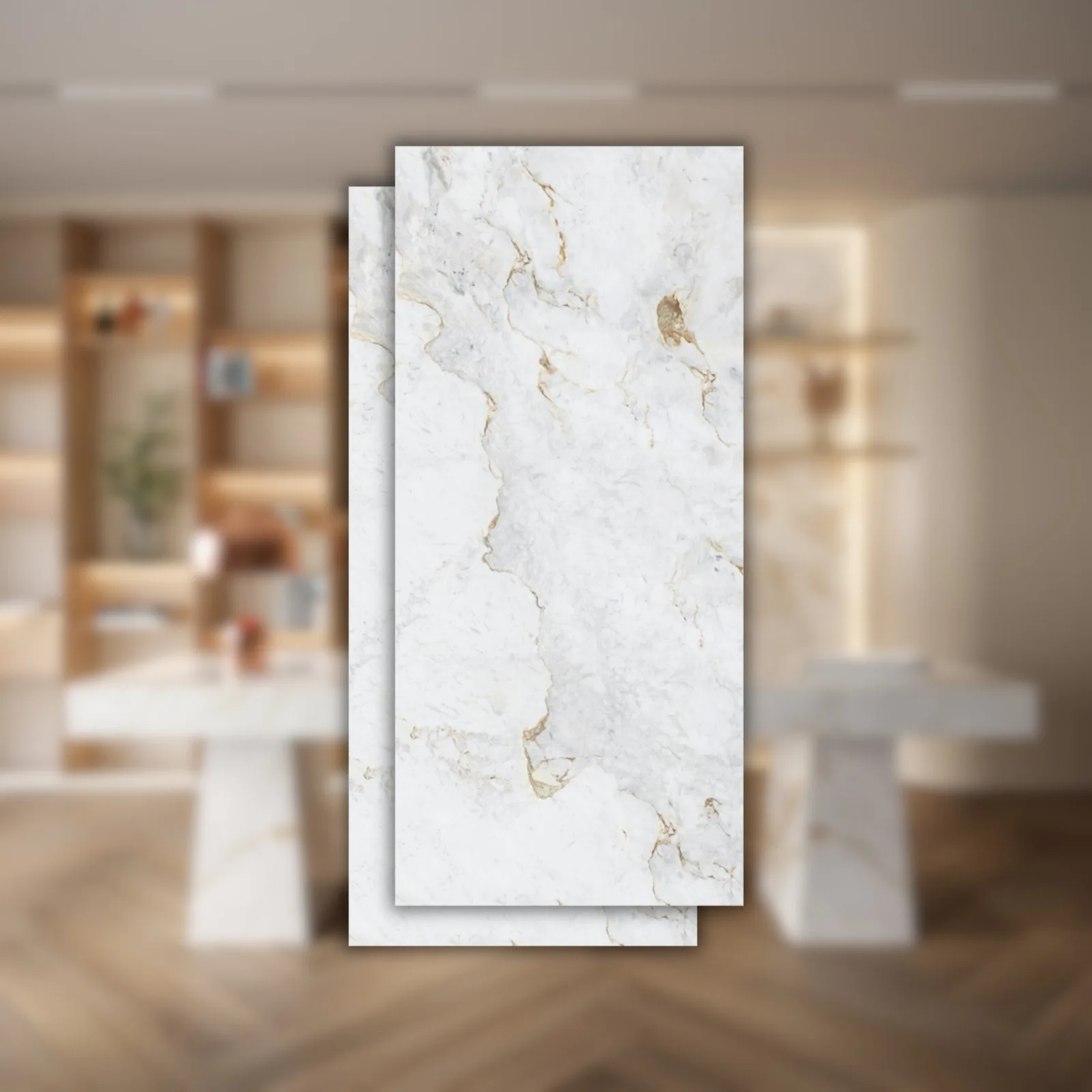 Porcelanato Branco Roca LM Marmore Paraná St 120x250