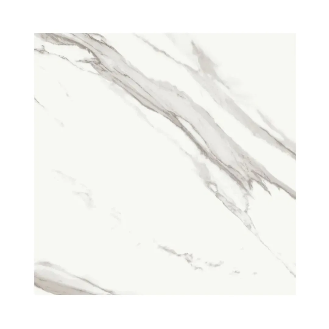 Porcelanato Branco Polido Marmorizado 120x120 Roca Calacata Light MC RET "A"