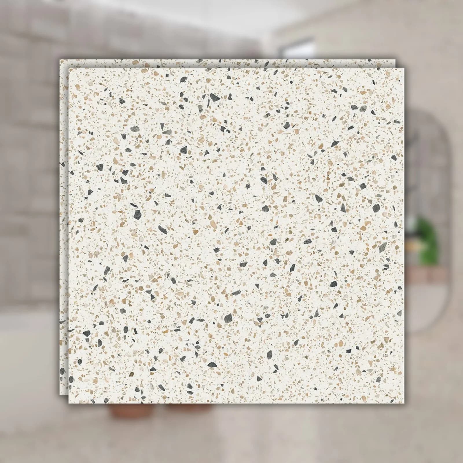 Porcelanato Ceusa Confete Wh Natural 100x100