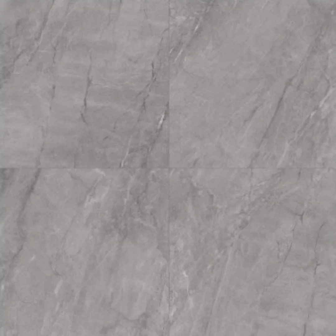Porcelanato Marmorizado Cinza Acetinado 100x100 Portinari Pietra di Savoie RET "A"