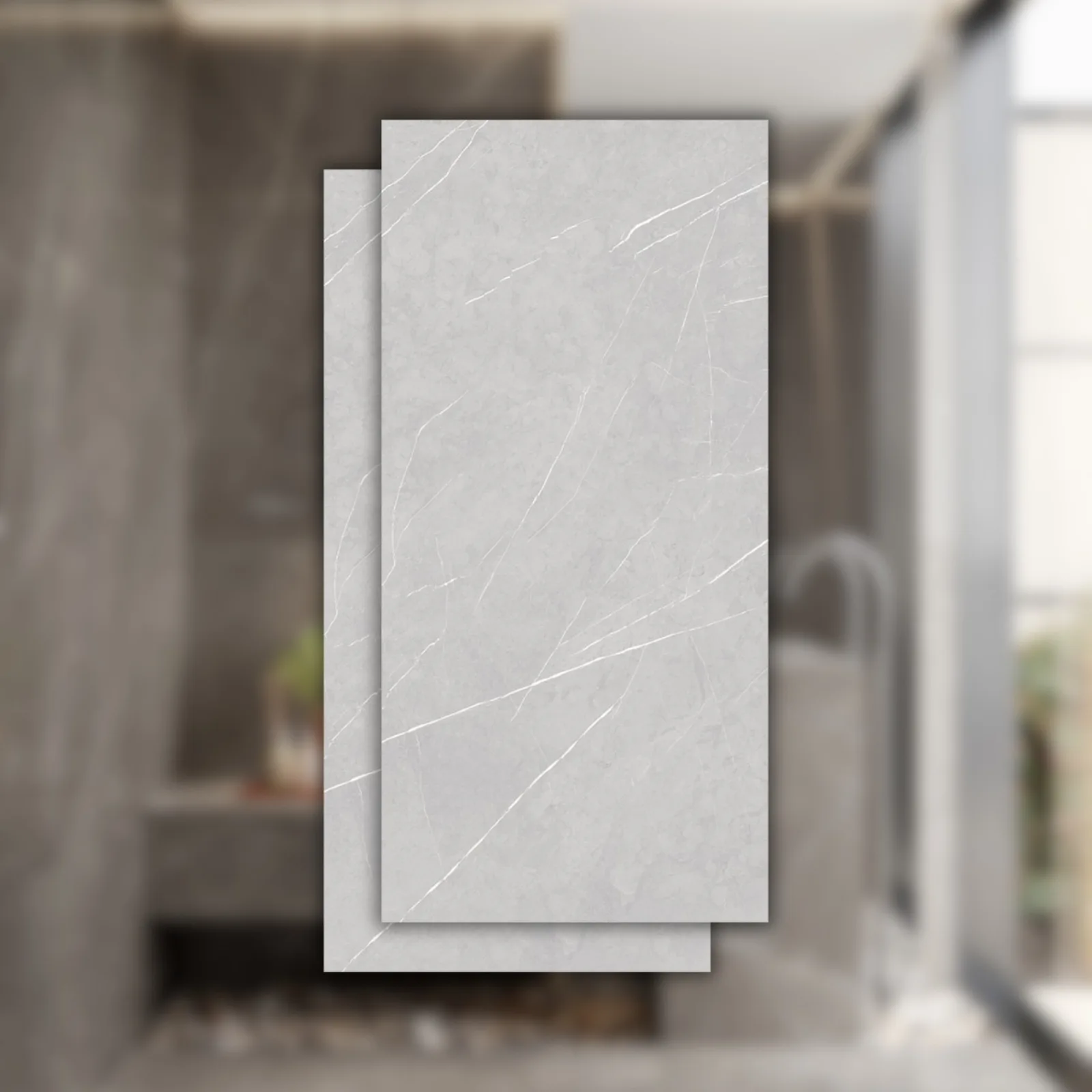 Porcelanato Cimento Acetinado 60x120 Roca Pulpis LM Gray "A"